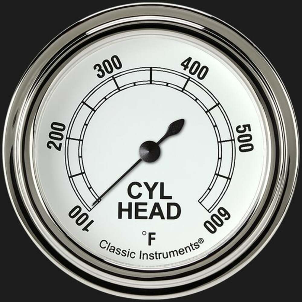 White 2 5/8" Cylinder Head Temp. Gauge CW397SLF