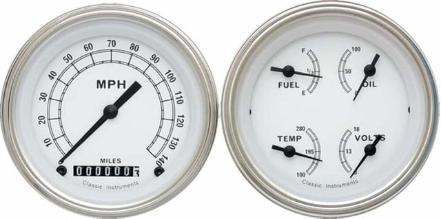 Classic Instruments analog dash gauge set