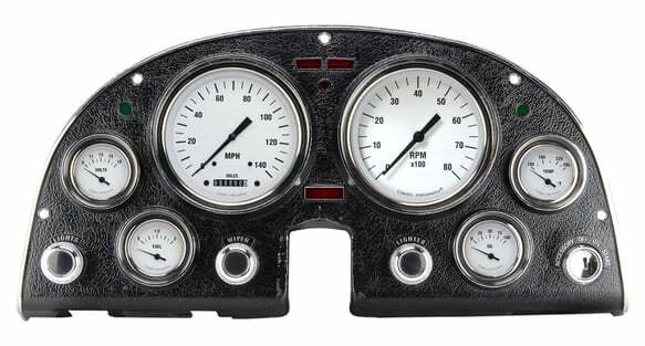 White Hot 1963-67 Corvette Package CO63WH for 1963-1967 Corvette dash gauge cluster