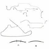 t Complete Brake Line & Hose Kit For 68-70 Dodge Charger Mopar B-Body - BLH117OM Fine Lines