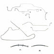 Brake Line for Complete ABS drum brakes stainless steel