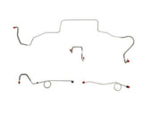 t Complete Brake Line & Hose Kit For 69-70 Dodge Charger Mopar B-Body - BLH116SS Fine Lines