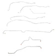 Complete Brake Line Kit for 2002-2006 ABS stainless steel