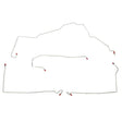 Complete Brake Line Kit for 2000-2003 ABS steel