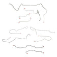 t Complete Brake Line Kit for 1998-2002 Chevrolet Camaro w/ Traction Control CBK0189OM Fine Lines