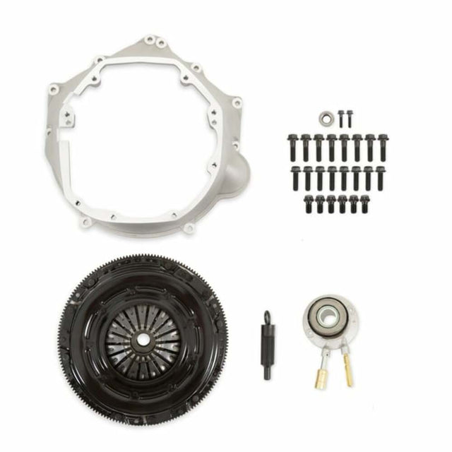 t Complete Transmission Install kit - 6-Bolt LS Engine to T-56 / Magnum 319-510 Holley