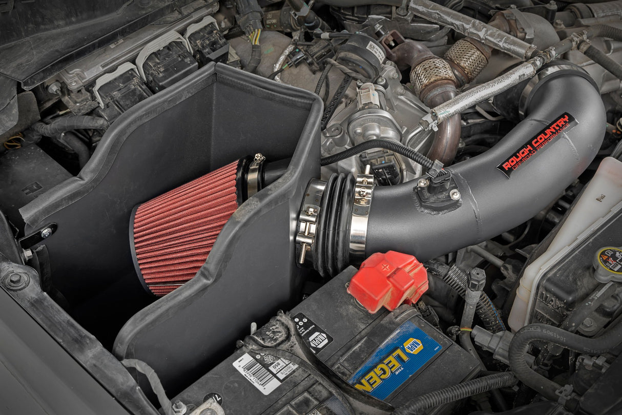2017-2019 Ford F-250 SD 6.7L Cold Air Intake w/Prefilter Rough Country 10490PF