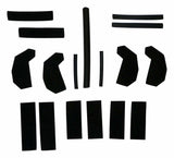 t Crown Automotive 68026937AB - Foam Black Hard Top Seal Kit - Jeep Wrangler 2007-2018 Crown Automotive