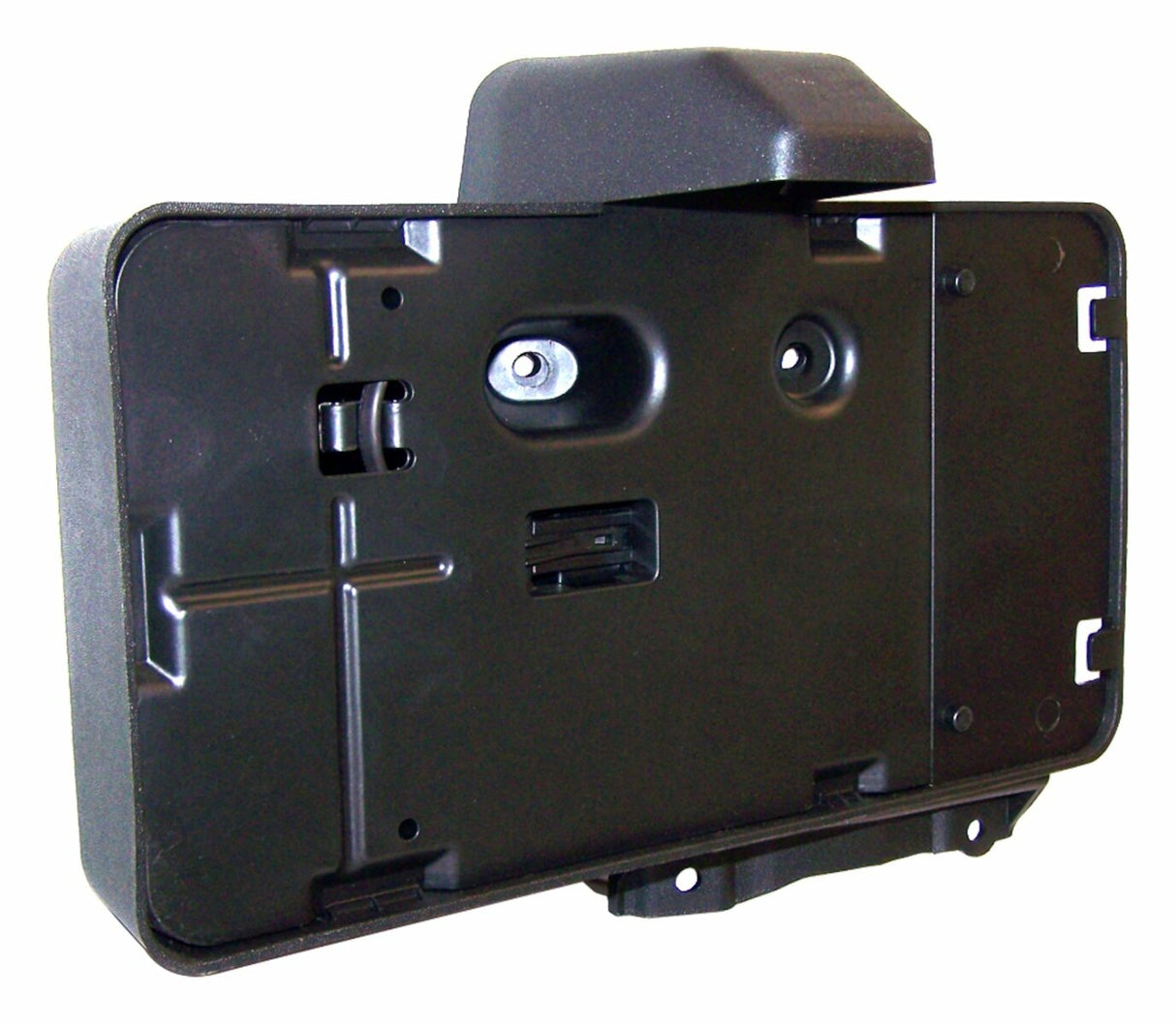 68064720AA - Plastic Black License Plate Bracket - Jeep Wrangler Rear 2007-2017 steel