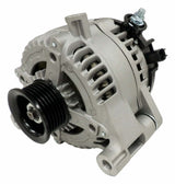 Jeep Aluminum Silver Alternator - 68078950AA black