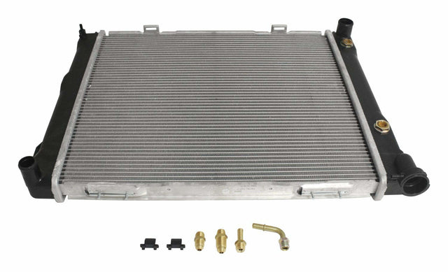 Jeep Aluminum Silver Radiator - 52028378 black