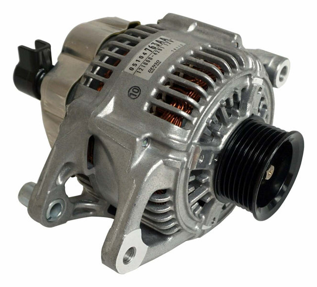 Jeep Aluminum Alternator - 5104763AA steel black