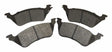Jeep Brake Pad Set - 5071948AA steel black