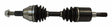 Metal Black rear rear axle shaft assembly - 5189279AA steel 4x4 drivetrain