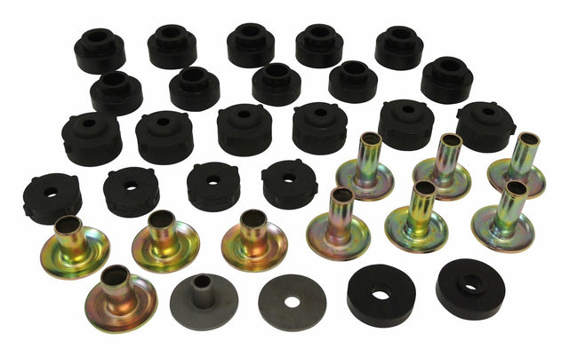 t Crown Automotive - Metal Black Body Mount Kit - 52002723K Crown Automotive