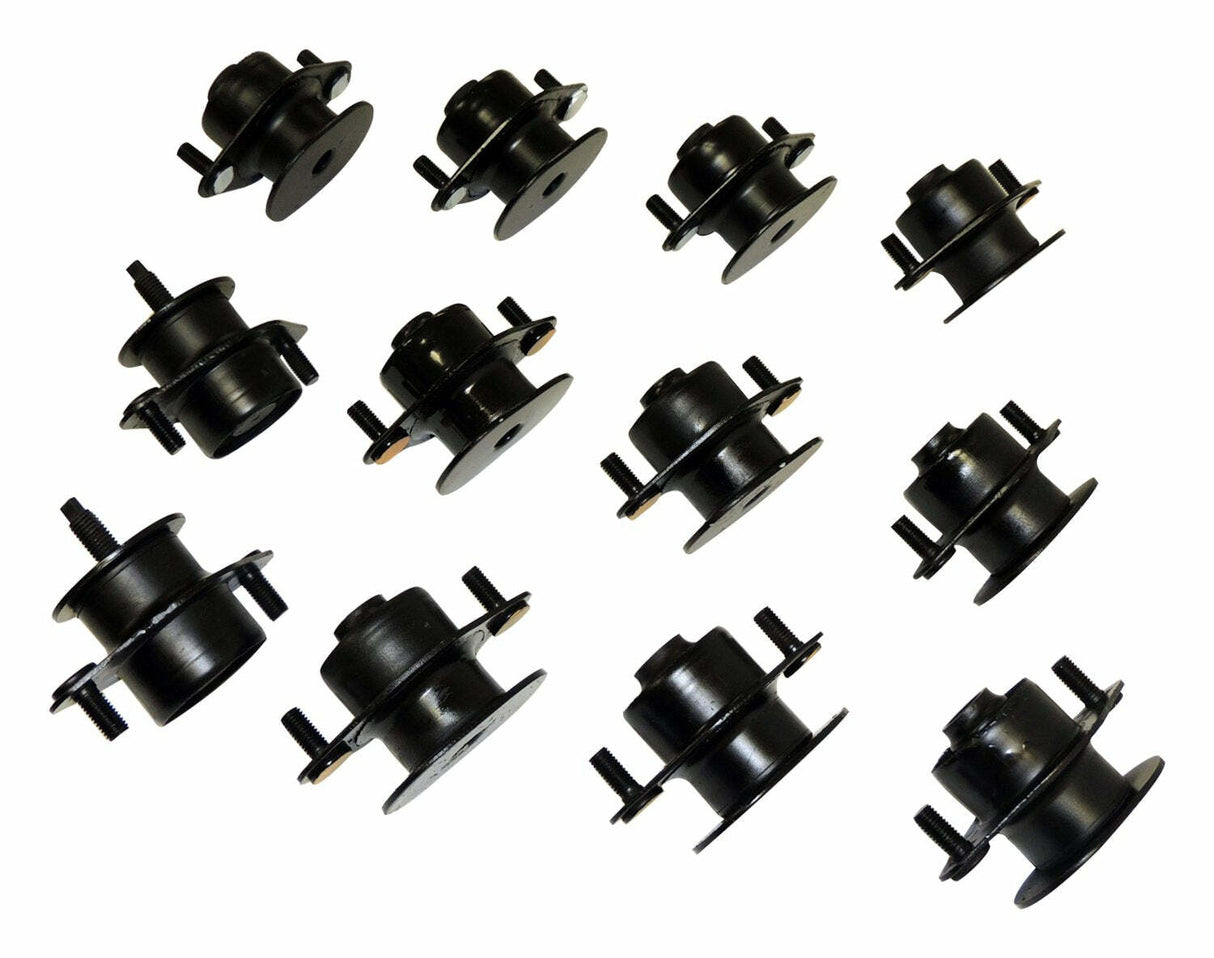 Jeep Metal Black Body Mount Kit - 55366676K4