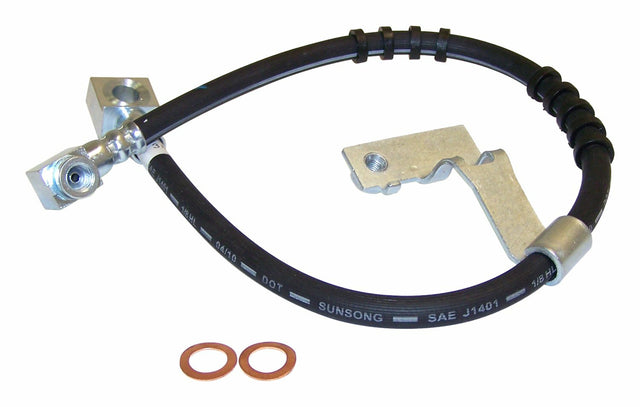 t Crown Automotive - Metal Black Brake Hose - 4509355 Crown Automotive