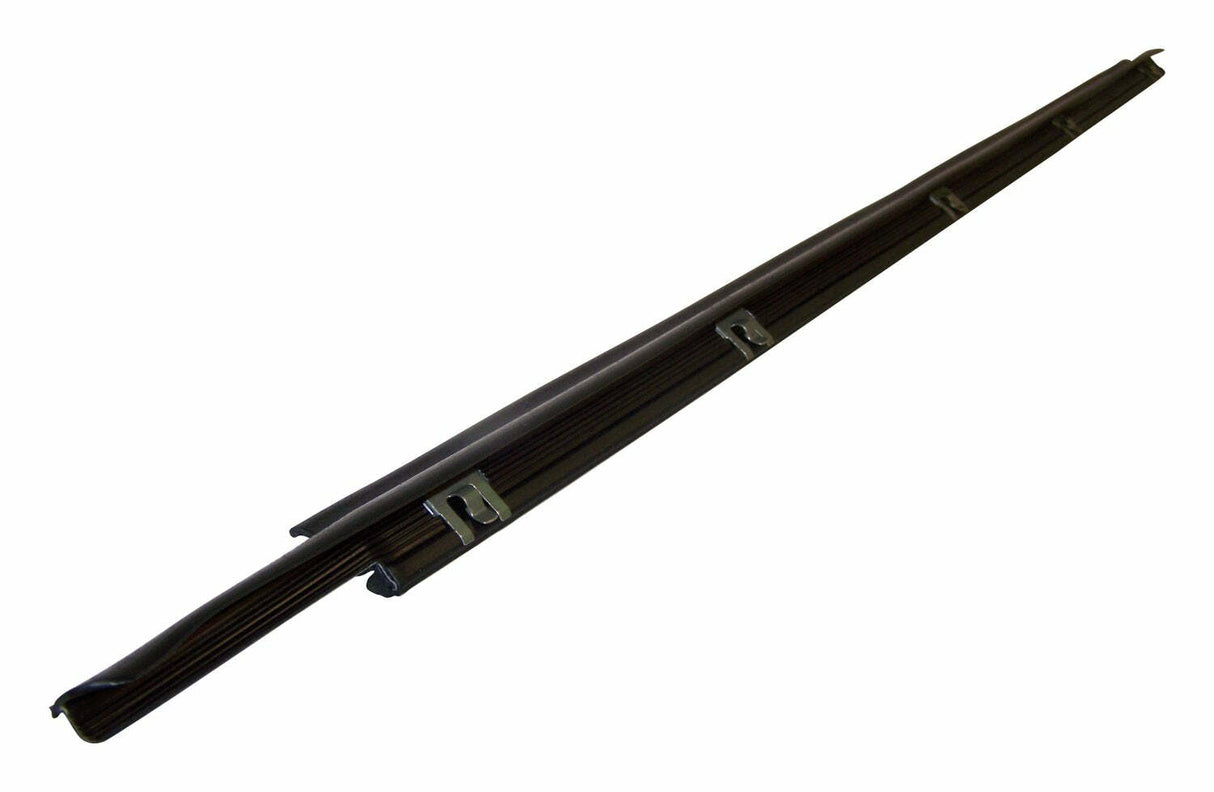 Jeep Metal Black Door Glass Weatherstrip - 55176565AC