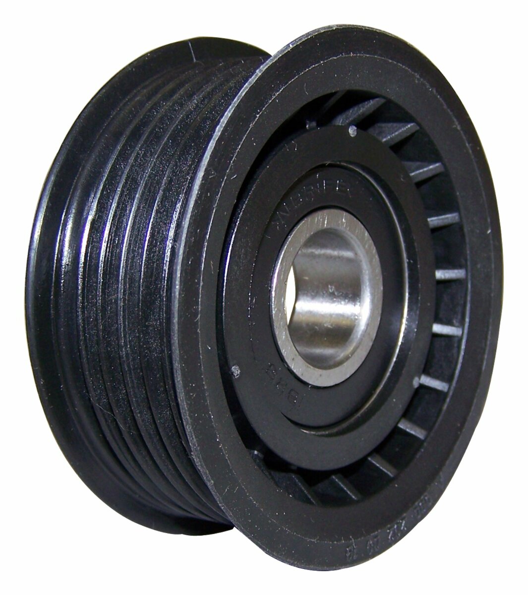 t Crown Automotive - Metal Black Drive Belt Tensioner Pulley - 5080246AA Crown Automotive