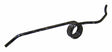 Metal Black Drum Brake Adjuster Spring - 2944580 steel
