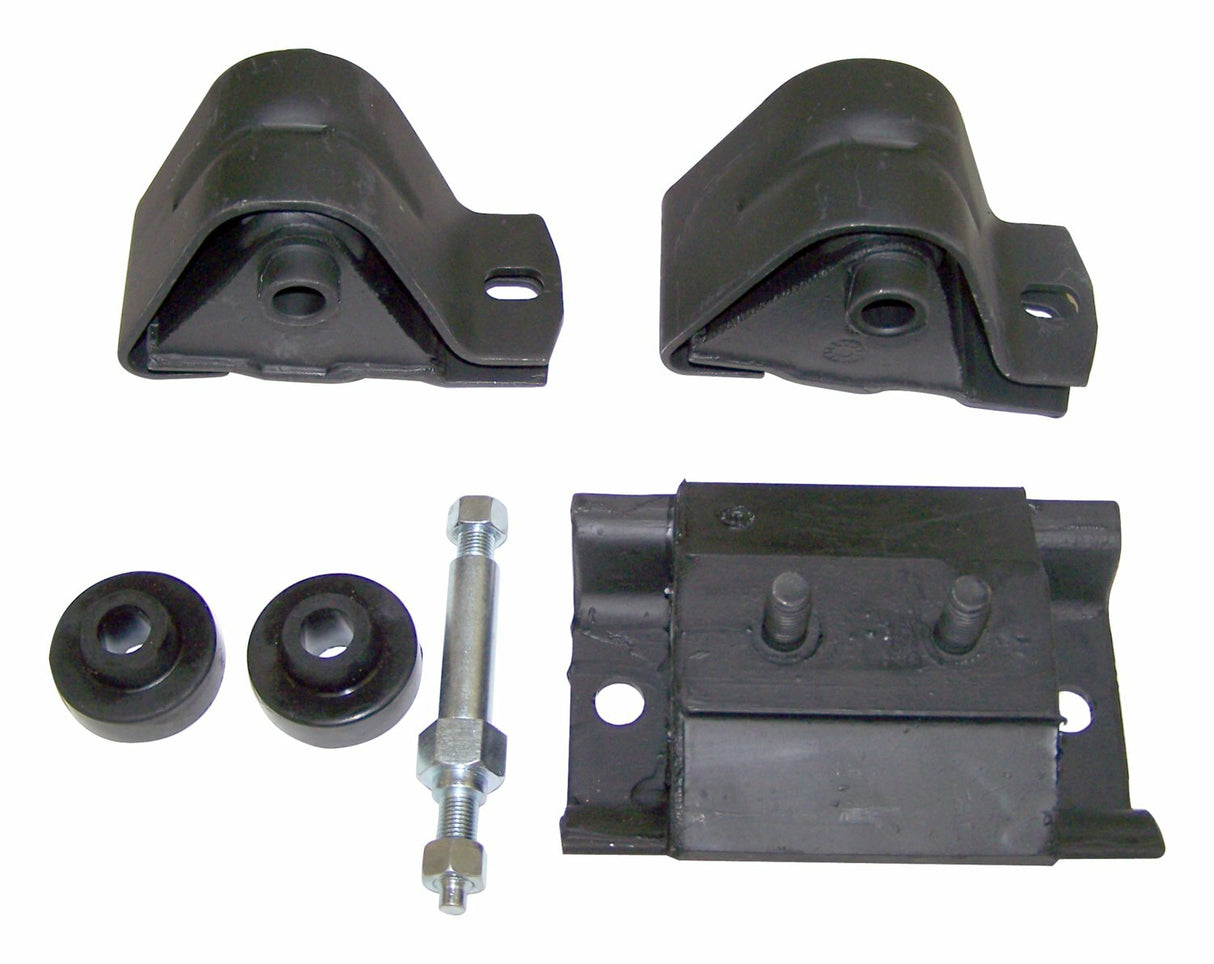 Jeep Metal Black Engine Mount Kit - 52000074K