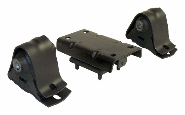 t Crown Automotive - Metal Black Engine Mount Kit - 52019278K Crown Automotive