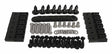 Jeep Metal Black Fender Flare Hardware Kit - 4918K