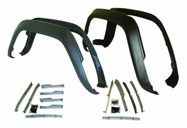 Jeep Metal Black Fender Flare Master Kit - 5AGKM