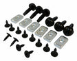 t Crown Automotive - Metal Black Hard Top Hardware Kit - 6506825MK Crown Automotive