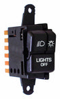 Jeep Metal Black headlight assembly Switch - 56003119