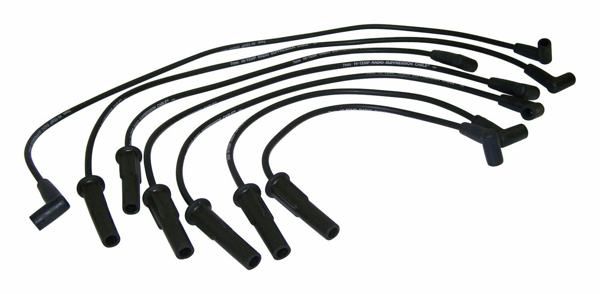 Jeep Metal Black Ignition Wire Set - 4728037
