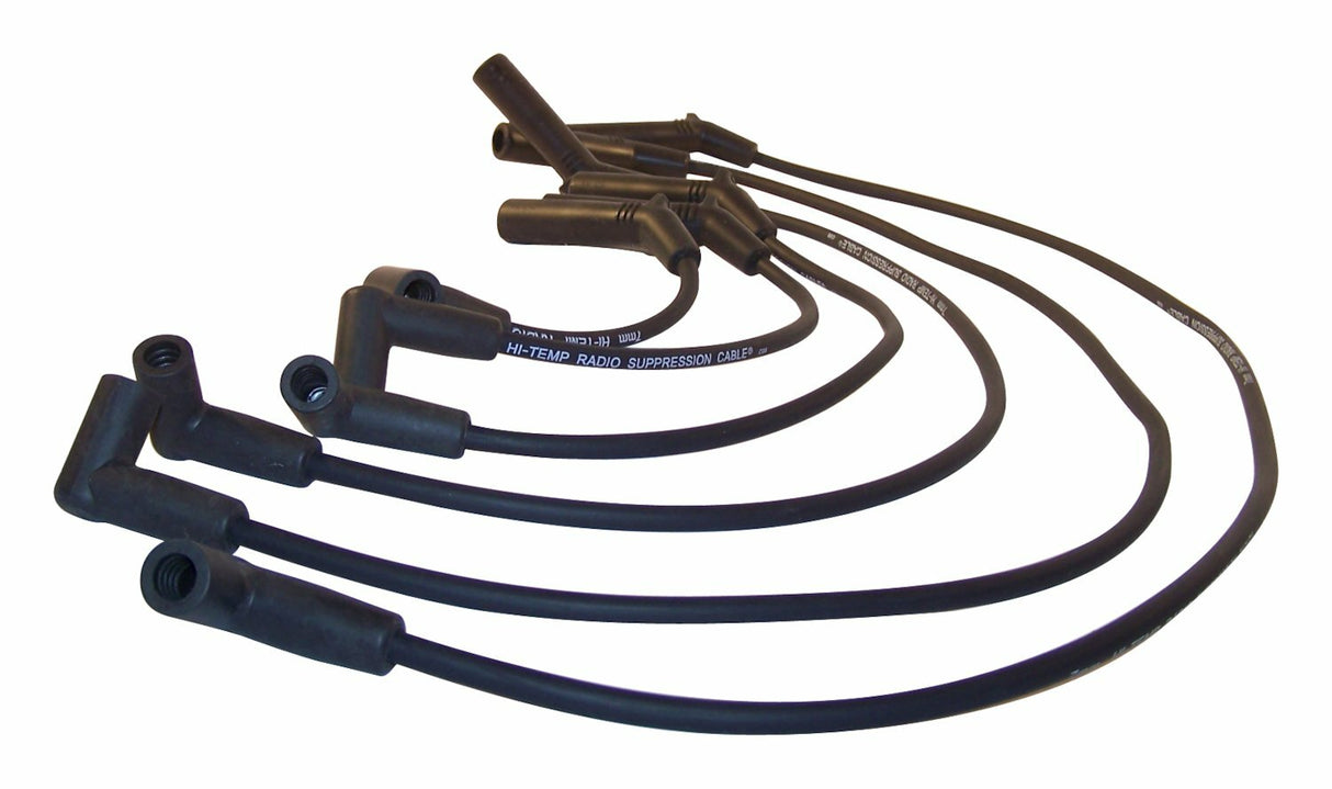 Jeep Metal Black Ignition Wire Set - 4728943