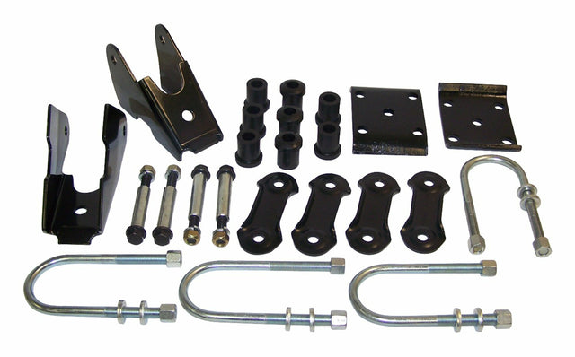 Jeep Metal Black Leaf Spring Mounting Kit - 52006421K
