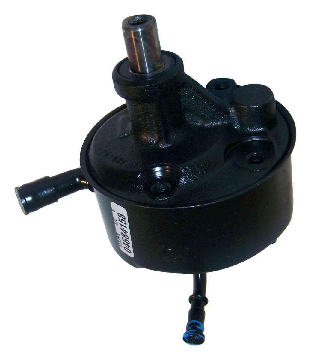 t Crown Automotive - Metal Black Power Steering Pump - 4684158 Crown Automotive