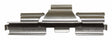 Jeep Metal Silver Anti-Rattle Clip - 5080565AA
