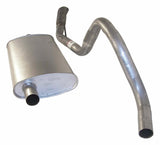 Jeep Metal Silver Muffler & Tailpipe - 52018163