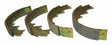 Jeep Metal Zinc Brake Shoe Set J8124580