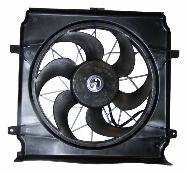 t Crown Automotive - Plastic Black Cooling Fan Module - 55037692AB Crown Automotive