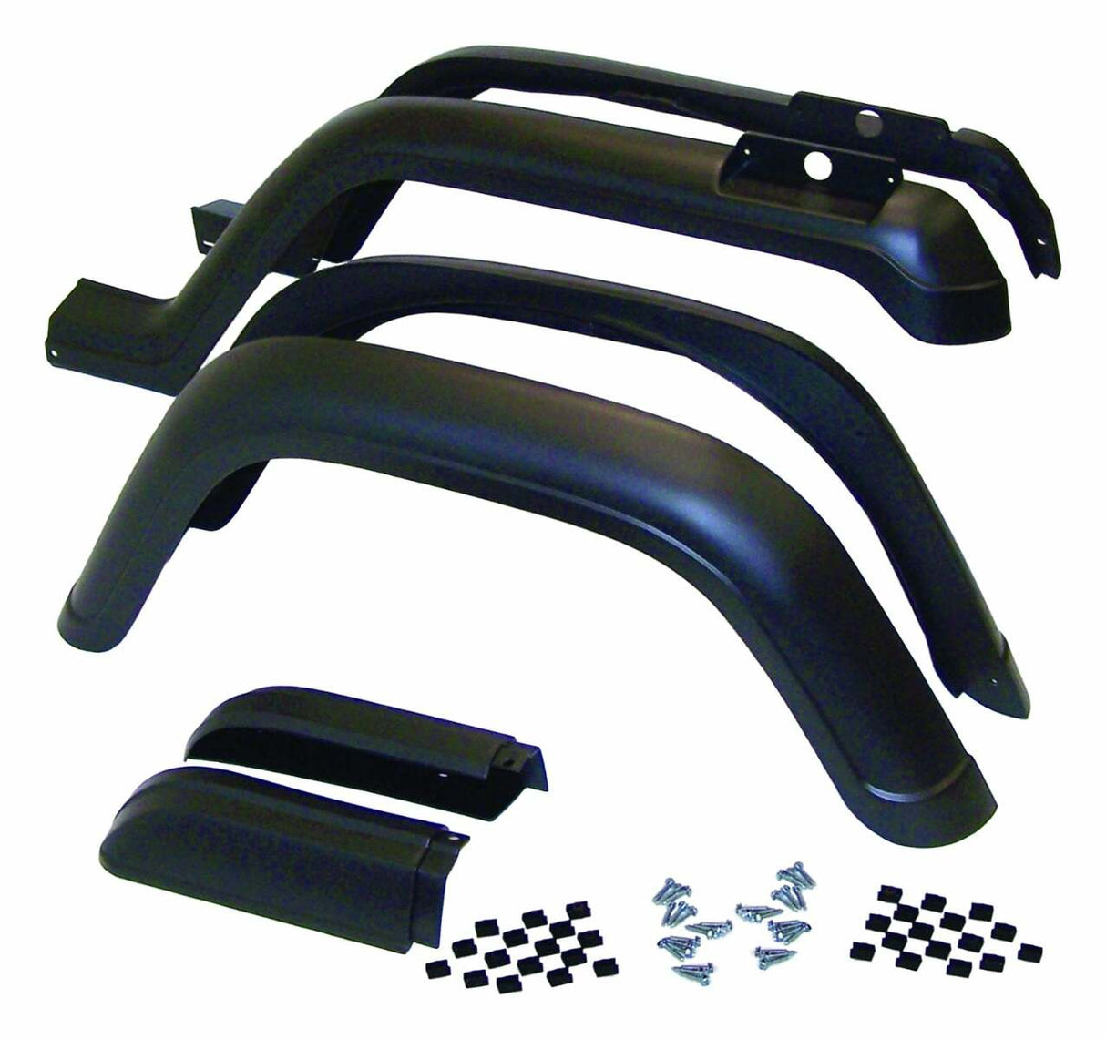 Jeep Plastic Black Fender Flare Kit - 5AHK6