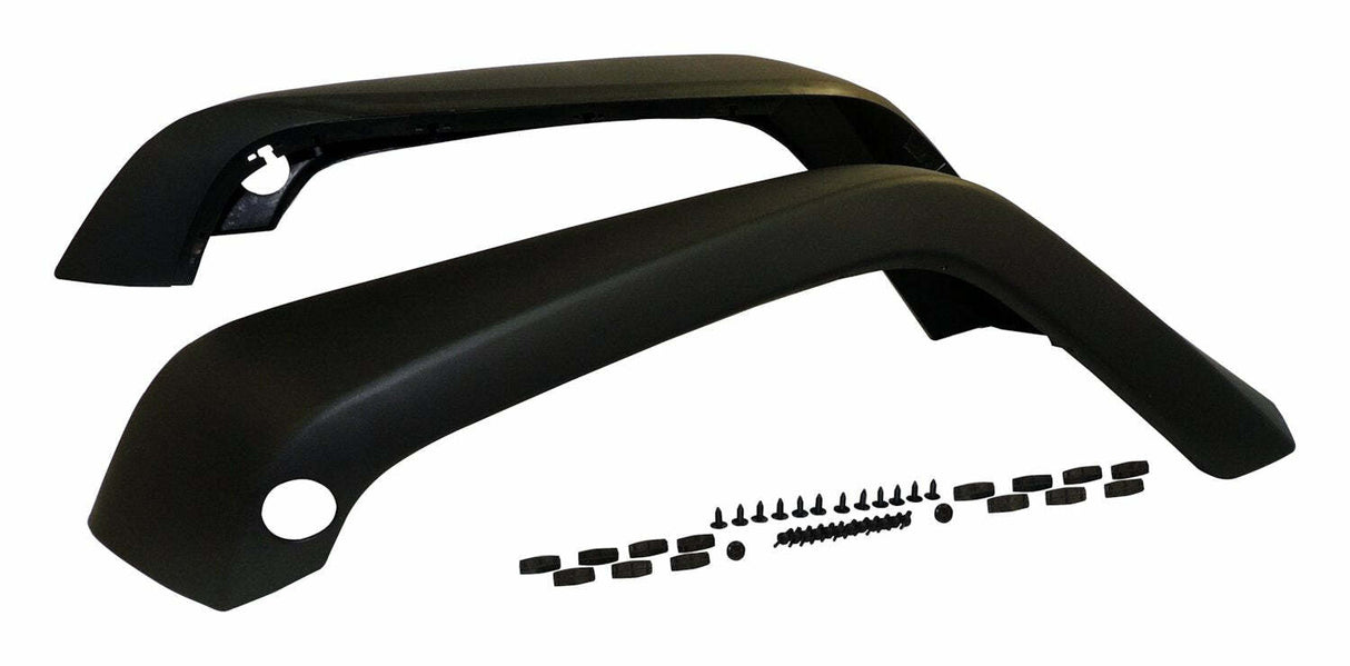 t Crown Automotive - Plastic Black Fender Flare Set - 5KFKFR Crown Automotive