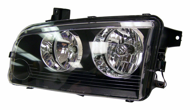 Jeep Plastic Black headlight assembly - 4806165AJ
