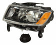 Jeep Plastic Black headlight assembly - 68110997AD