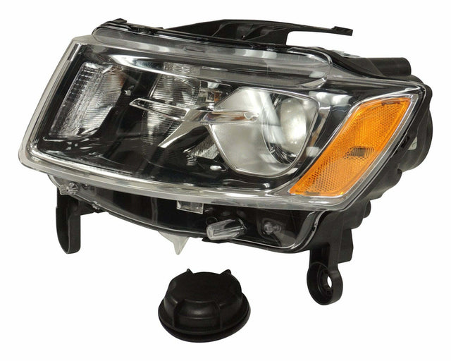 Jeep Plastic Black headlight assembly - 68110997AD