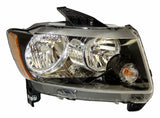 Jeep Plastic Black headlight assembly - 68171214AB