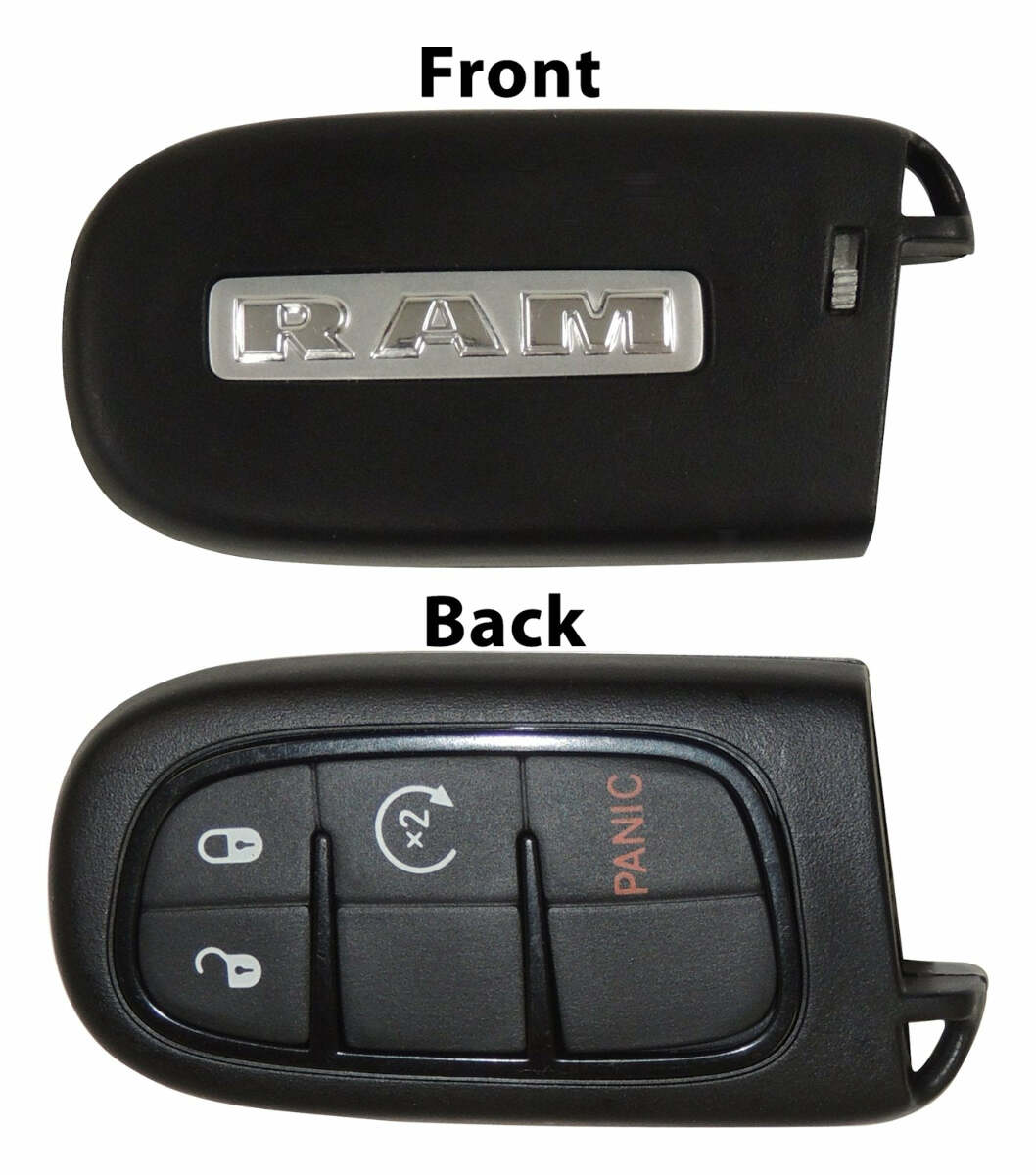 Jeep Plastic Black Key Fob - 56046956AF
