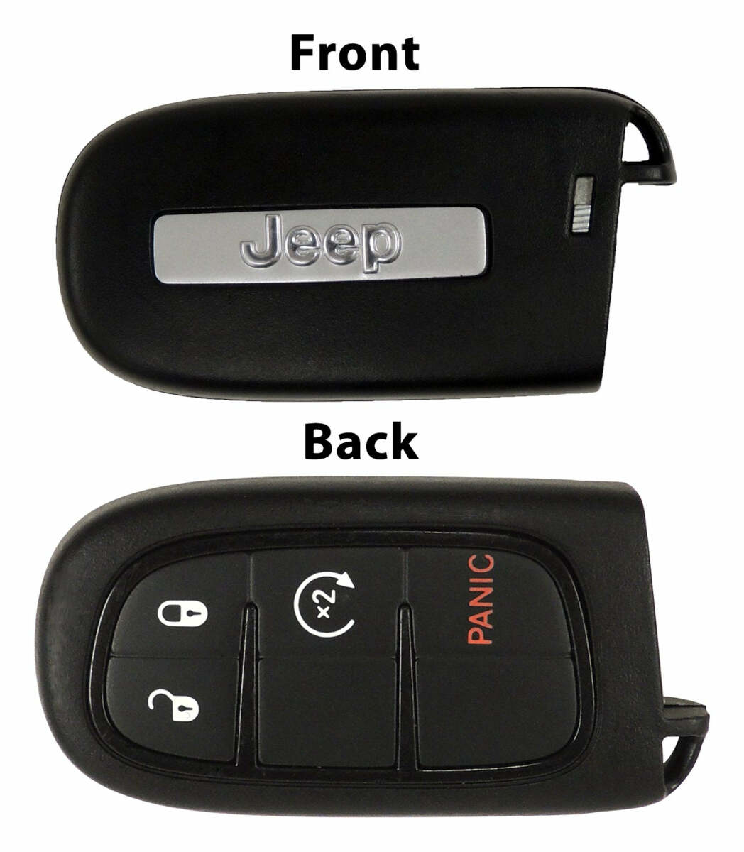 Jeep Plastic Black Key Fob - 68105078AF