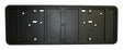 Jeep Plastic Black License Plate Bracket - 68213436AC steel