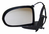 Jeep Plastic Black side mirror assembly - 5115043AG