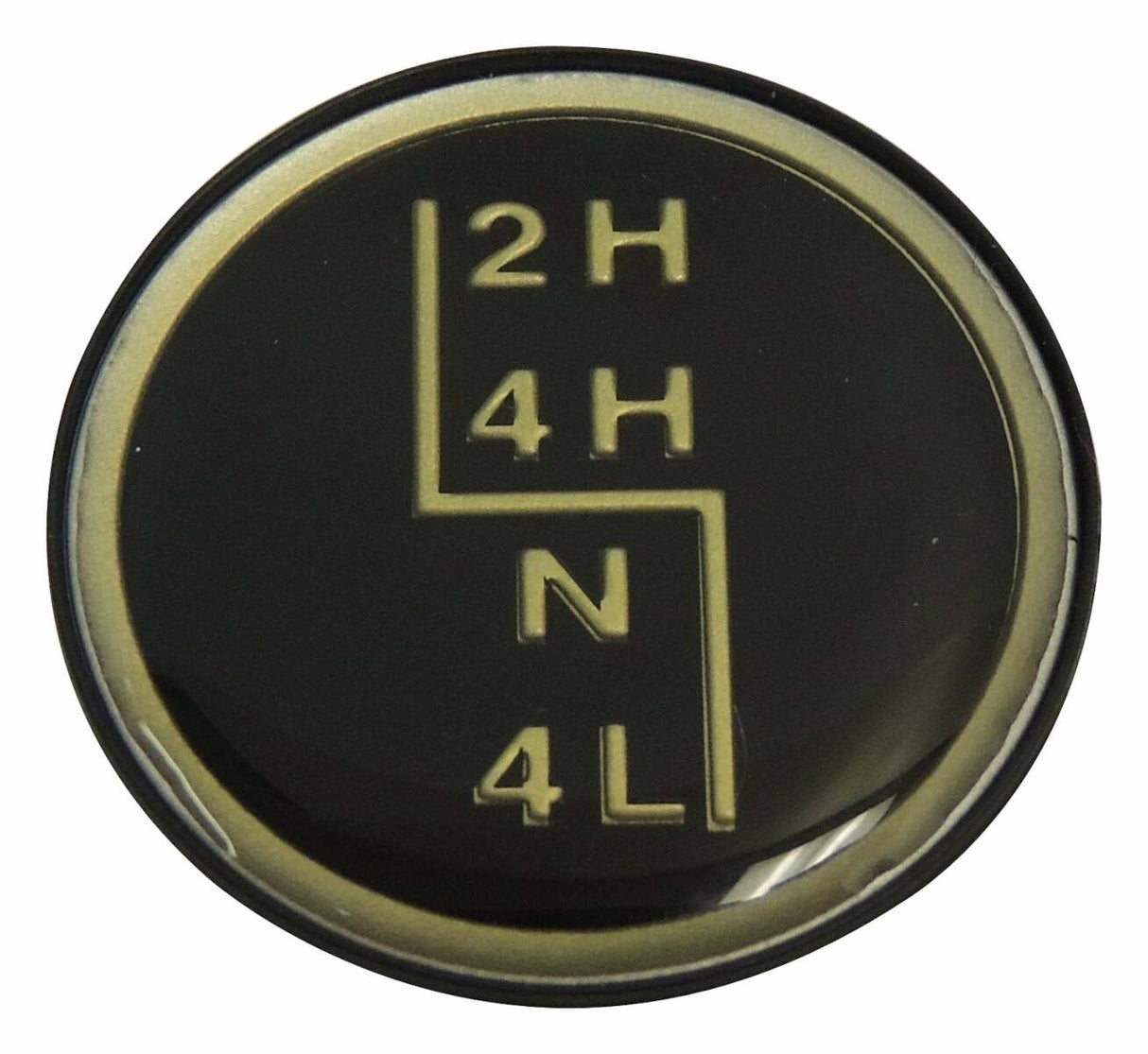Jeep Plastic Black Shift Knob Insert - 53004376 53004377