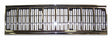 Jeep Plastic Chrome Grille - 55034046 black